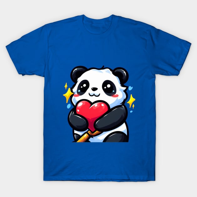 Corazón de panda byt T-Shirt by PandiByt